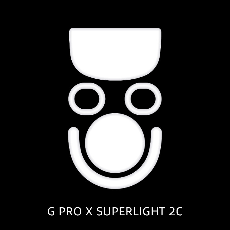 Logitech Mouse G Pro X Superlight - 1 Packung EspTiger ICE V2 Gaming-Mausfüße