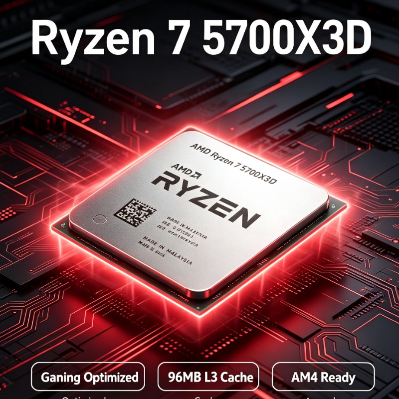 Amd Cpu Ryzen 7 - Ryzen 7 5700X3D Bulk Desktop-Prozessor AM4