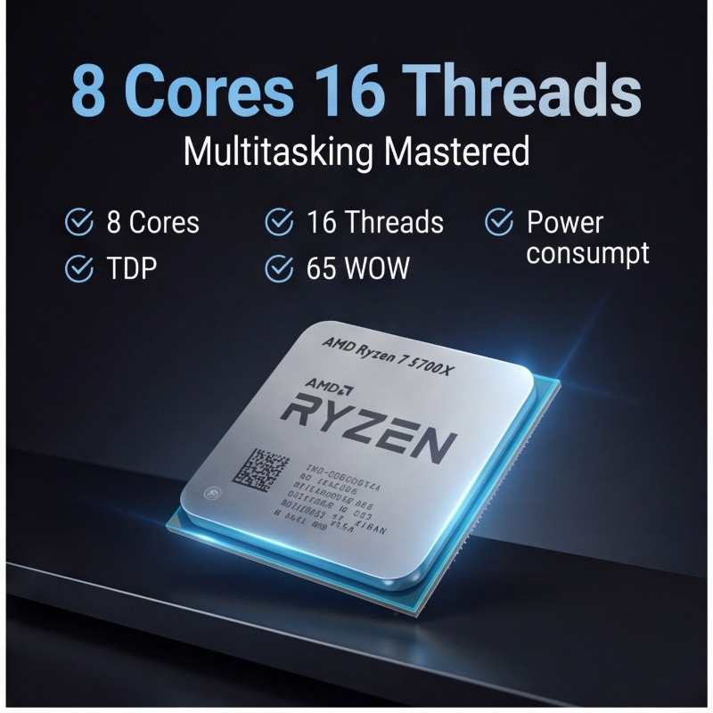 AMD Ryzen 7 5700X Prozessor fü – Amd Cpu Ryzen 7 Bewertung und Preis