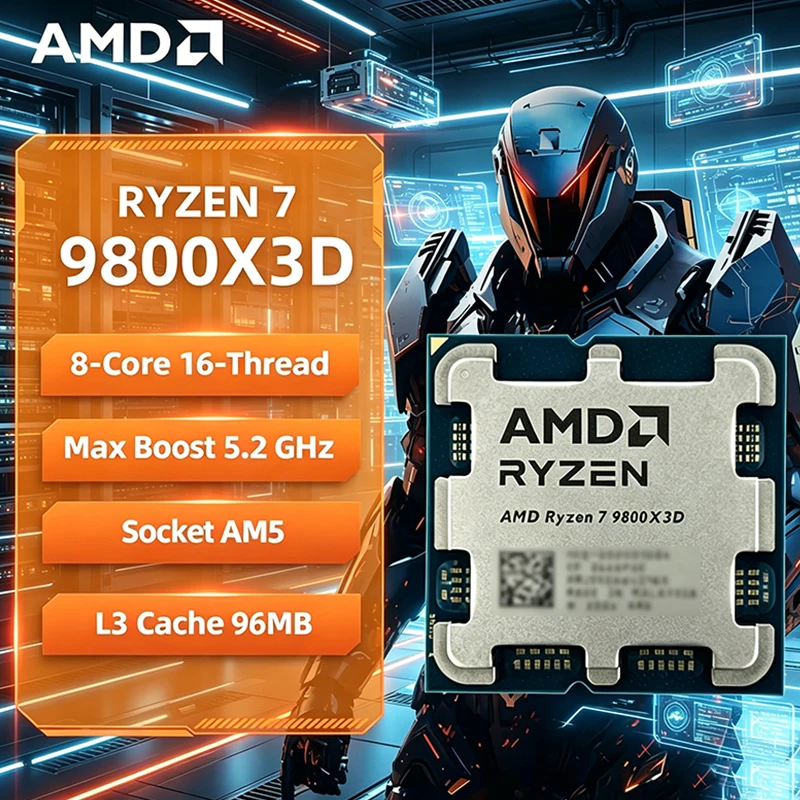 AMD Ryzen 7 9800X3D Gaming-CPU – Amd Cpu Ryzen 7 Bewertung und Preis