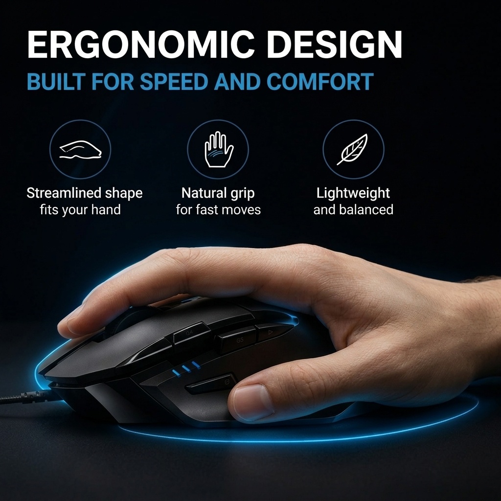 Logitech G402 Kabelgebundene G – Esports Gaming Logo Design Bewertung und Preis