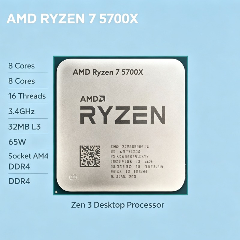 65W TDP AM4 CPU AMD Ryzen 7 57 – Amd Cpu Ryzen 7 Bewertung und Preis