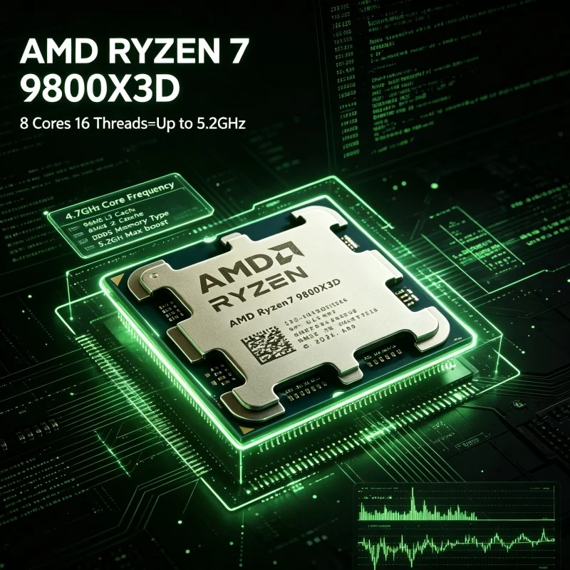 AMD Ryzen 7 9800X3D X3D Cache  – Amd Cpu Ryzen 7 Bewertung und Preis